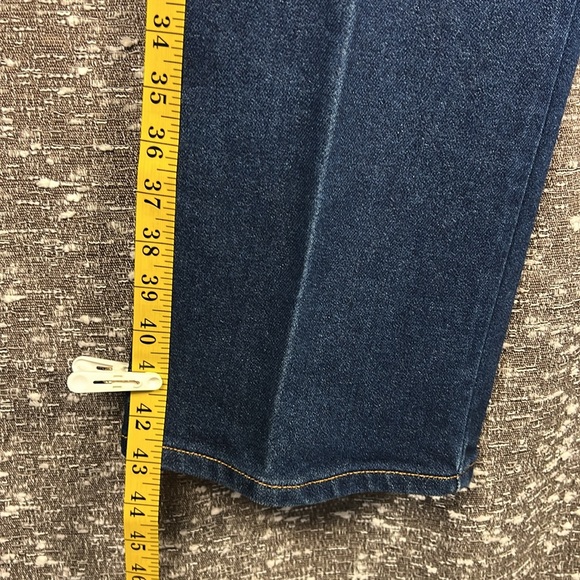 Levis 517 Jeans Mens 36x32 Blue Denim Bootcut Fit Dark Stone Wash Red Tab Cotton - Picture 12 of 14